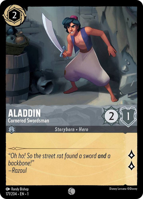 Aladdin - Cornered Swordsman - Disney Lorcana