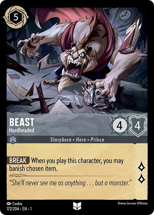 Beast - Hardheaded - Disney Lorcana
