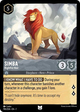 Simba - Rightful Heir - Disney Lorcana