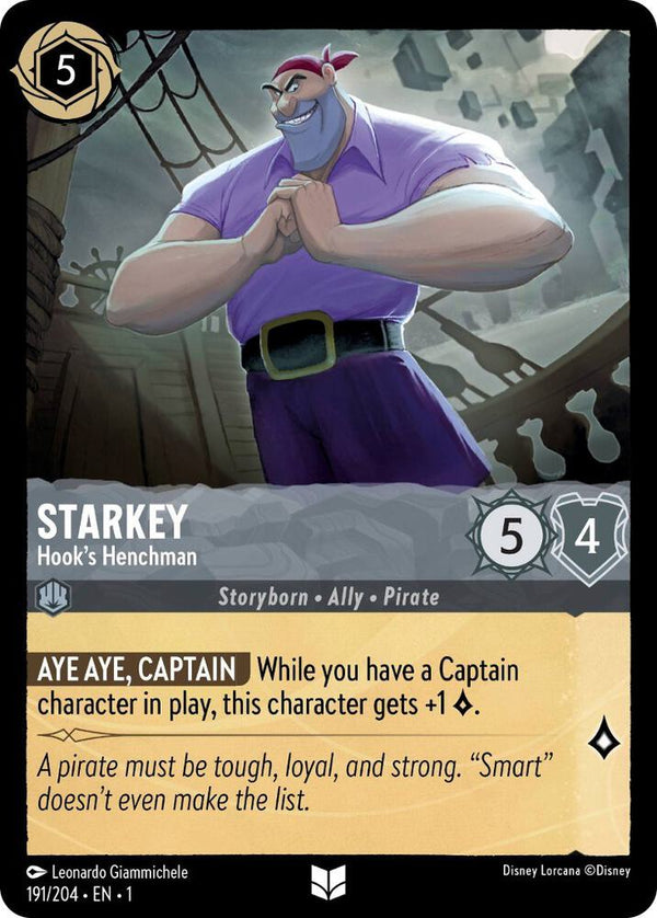 Starkey - Hook's Henchman - Disney Lorcana