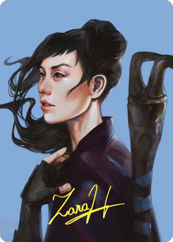 Yuriko, the Tiger's Shadow Art Card (Gold-Stamped Signature) - Magic: The Gathering