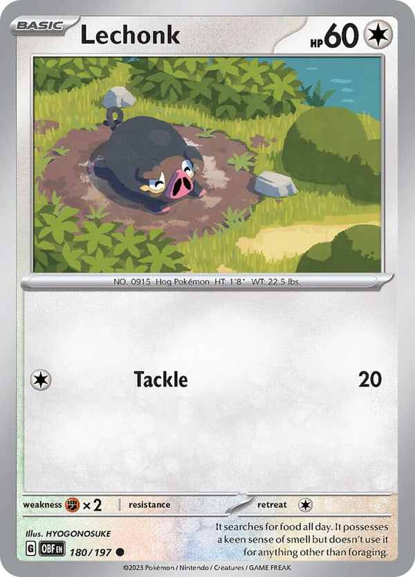Lechonk - 180/197 - Pokémon