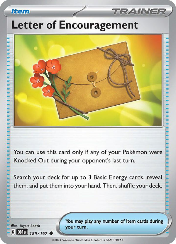 Letter of Encouragement - Pokémon