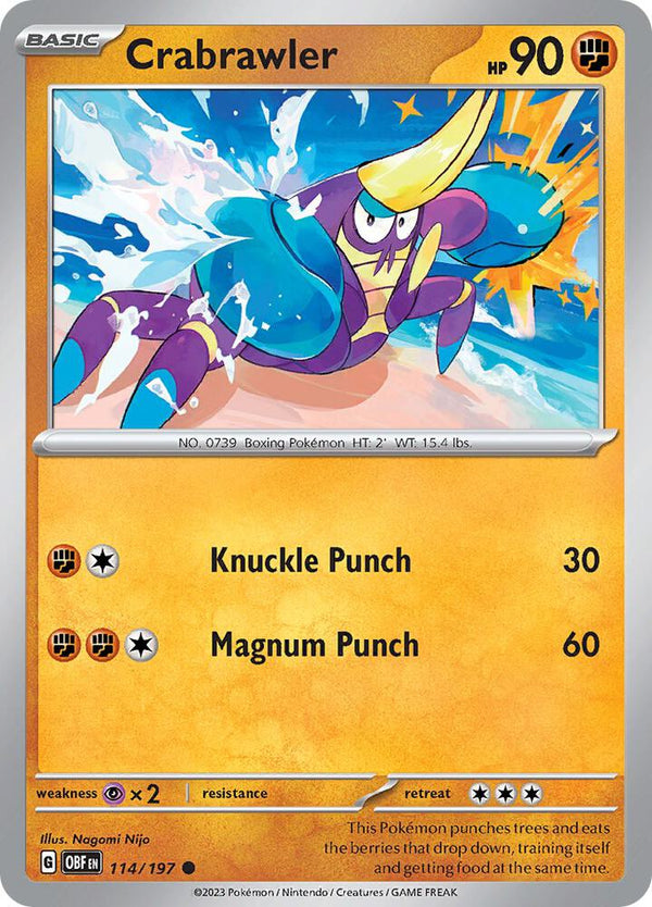 Crabrawler - Pokémon