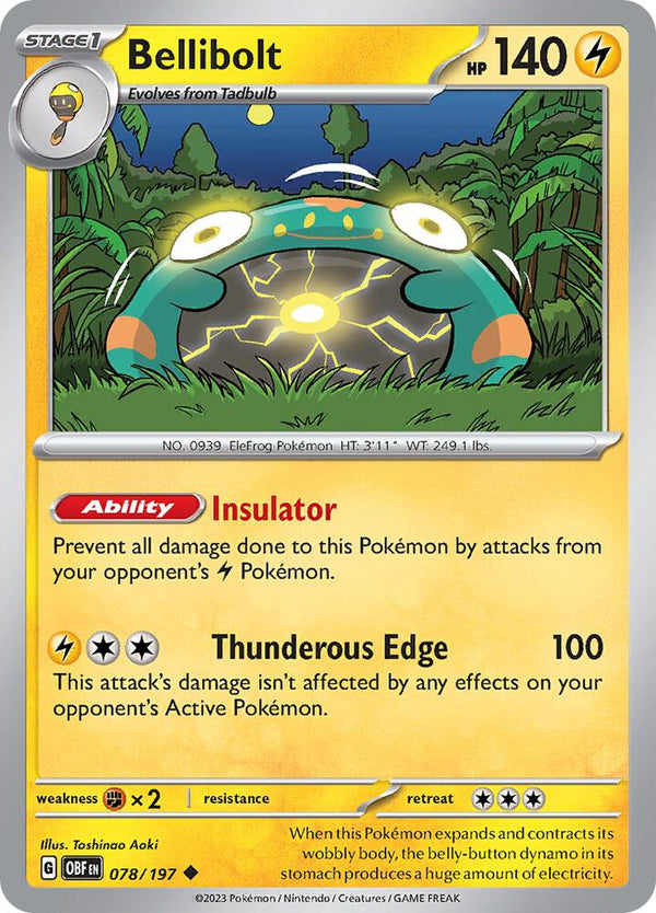 Bellibolt - 078/197 - Pokémon