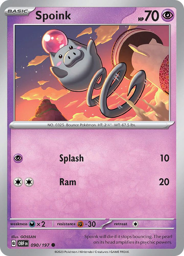 Spoink - Pokémon