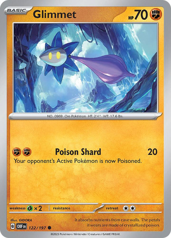 Glimmet - 122/197 - Pokémon