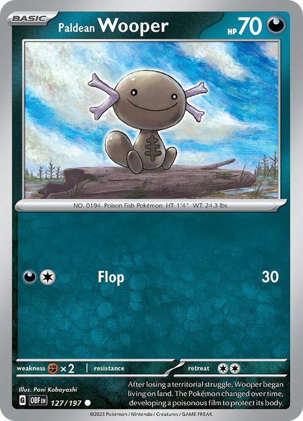 Paldean Wooper - 127/197 - Pokémon