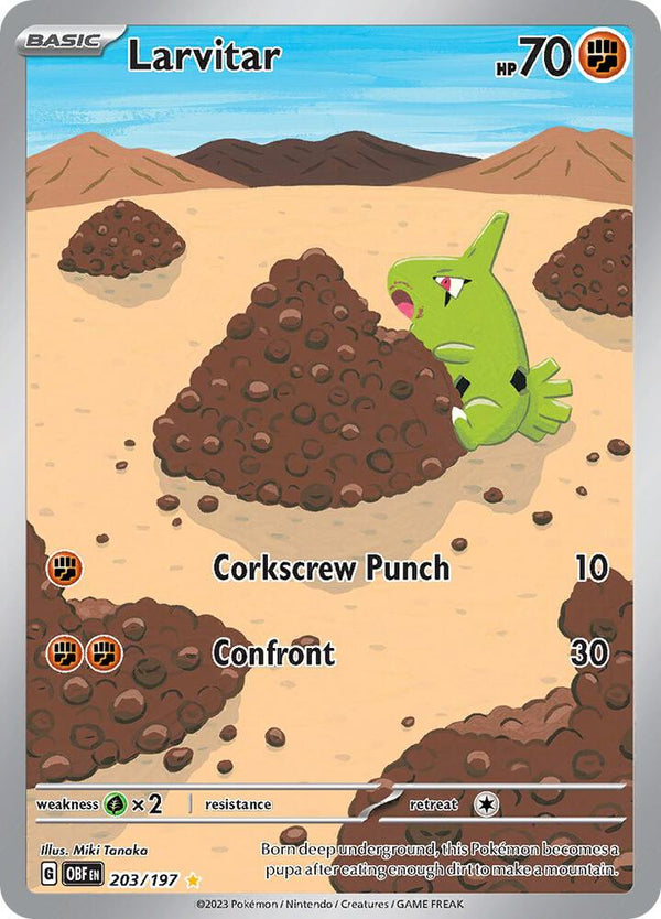Larvitar - 203/197 - Pokémon