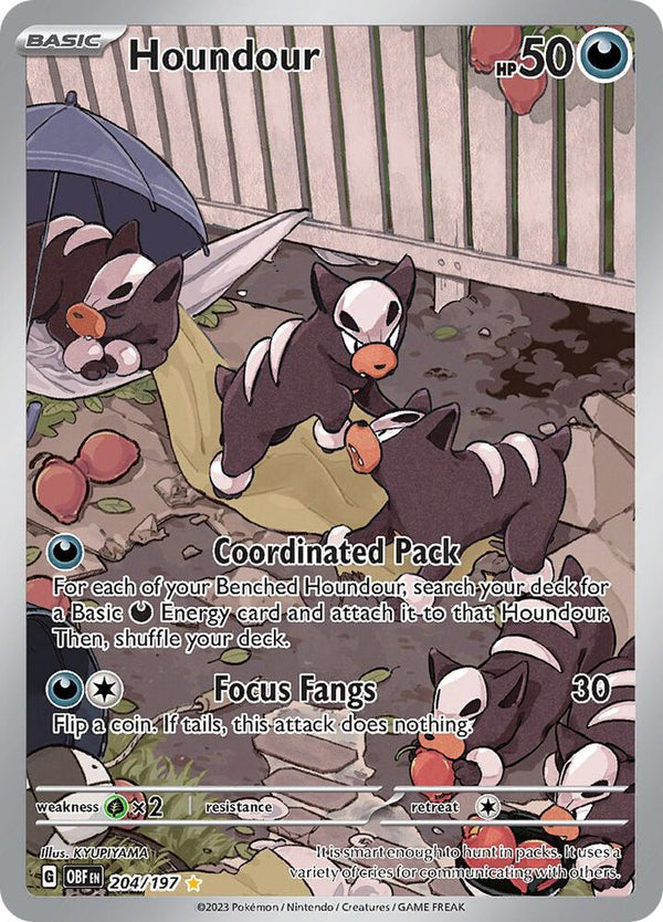 Houndour - 204/197 - Pokémon