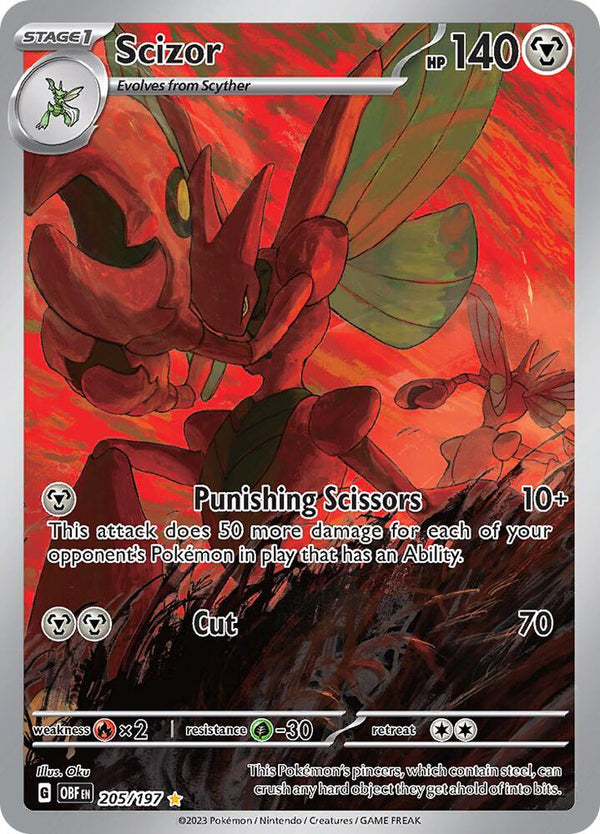 Scizor - 205/197 - Pokémon