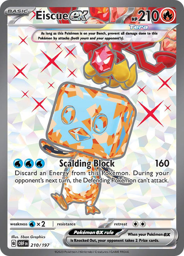 Eiscue ex - 210/197 - Pokémon
