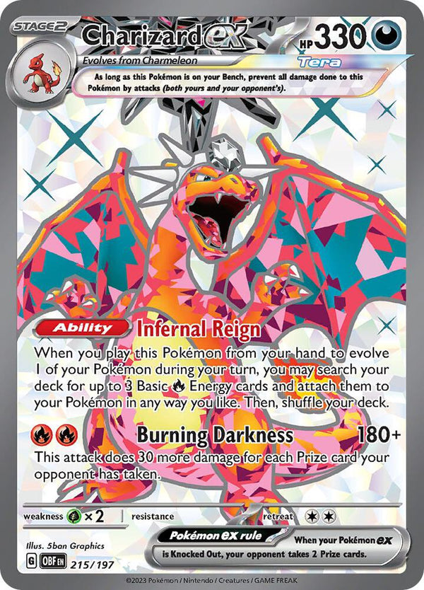 Charizard ex - 215/197 - Pokémon