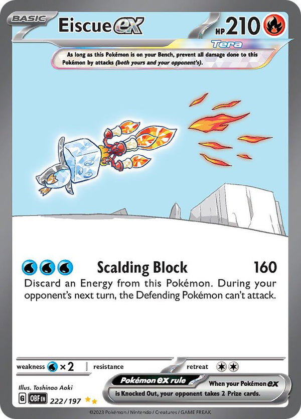 Eiscue ex - 222/197 - Pokémon