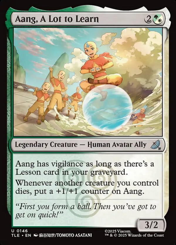 Aang, A Lot to Learn - Magic: The Gathering