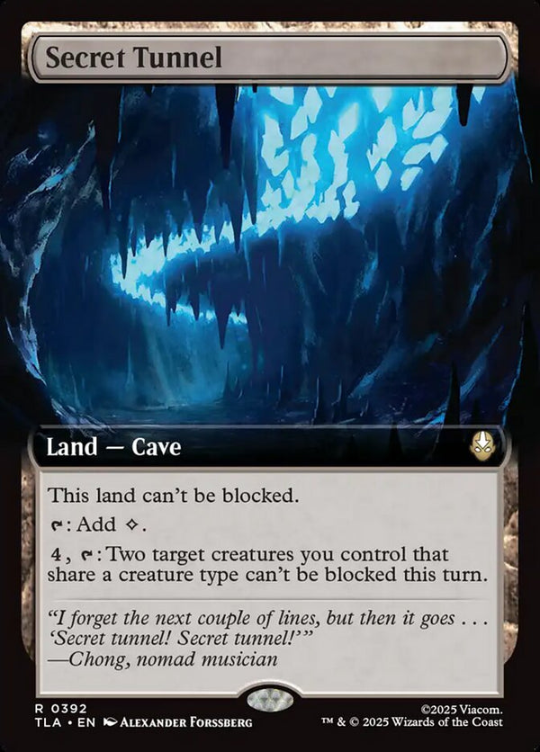 Secret Tunnel (Extended Art) - Magic: The Gathering