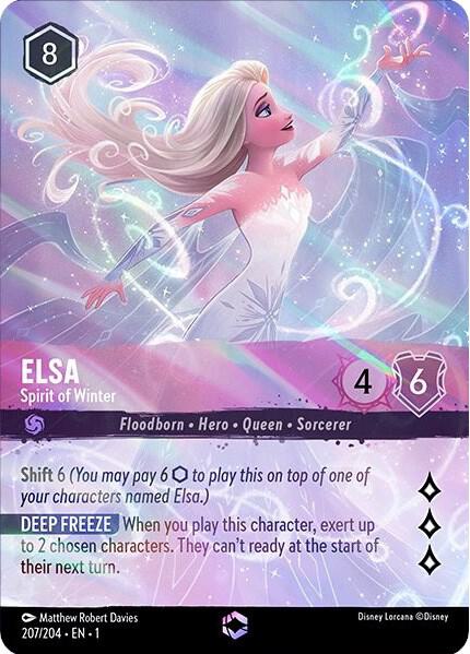 Elsa - Spirit of Winter (Enchanted) - Disney Lorcana