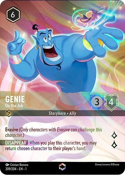 Genie - On the Job (Enchanted) - Disney Lorcana