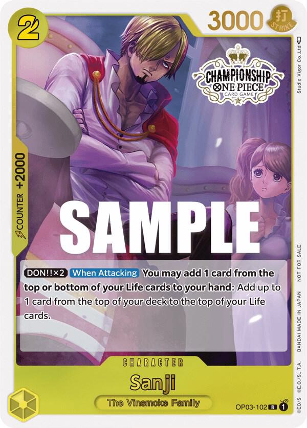 Sanji (Store Championship Participation Pack Vol. 2) - One Piece Card Game