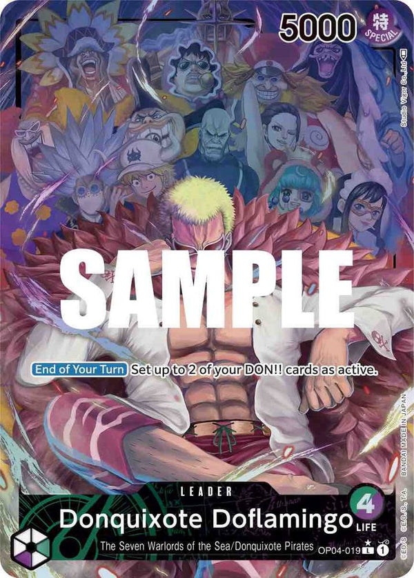 Donquixote Doflamingo (019) (Alternate Art) - One Piece Card Game