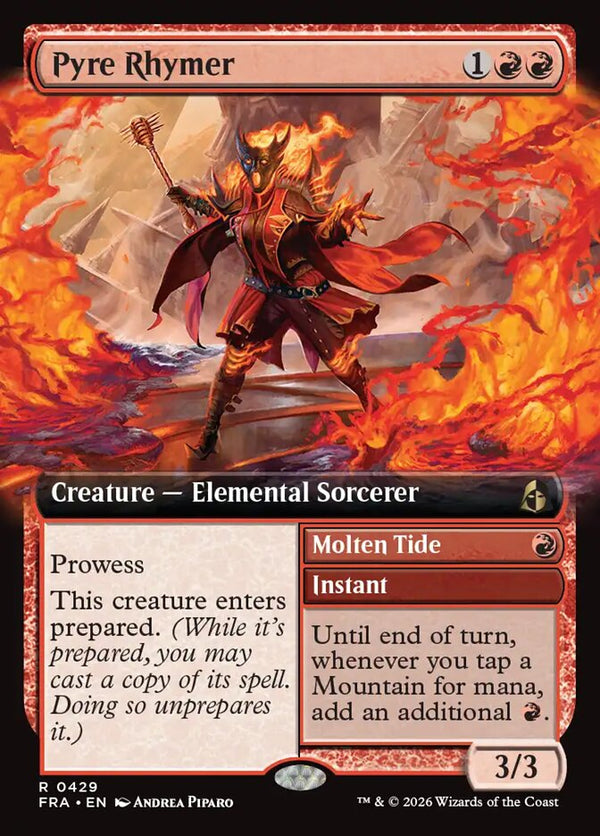 Pyre Rhymer (Extended Art) (FRA 429) - Magic: The Gathering
