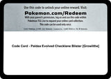 Code Card - Paldea Evolved Checklane Blister [Growlithe] - Pokémon