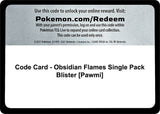 Code Card - Obsidian Flames Single Pack Blister [Pawmi] - Pokémon