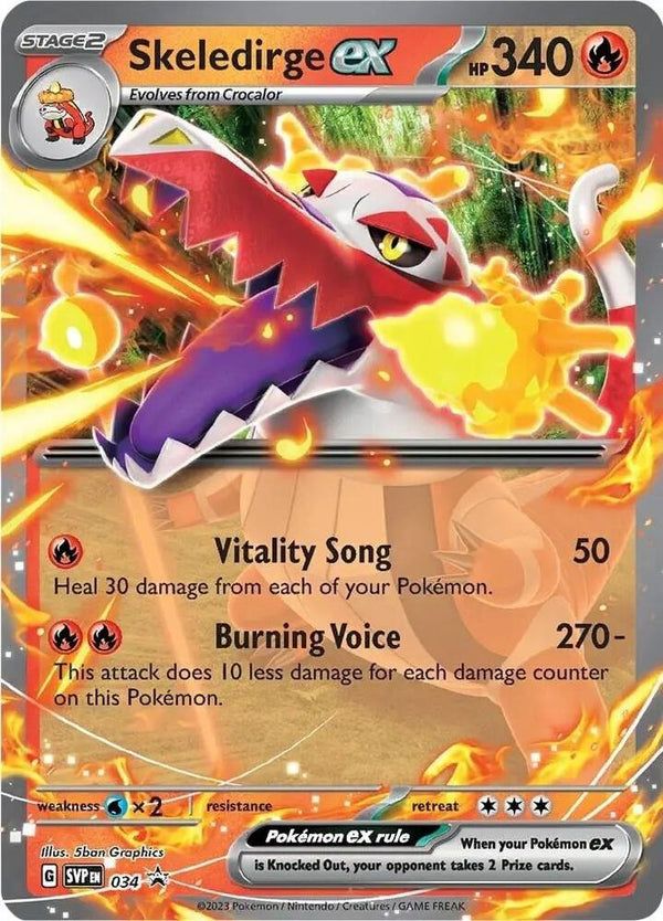 Skeledirge ex - 034 - Pokémon