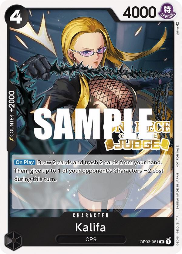 Kalifa (Judge Pack Vol. 2) - One Piece Card Game