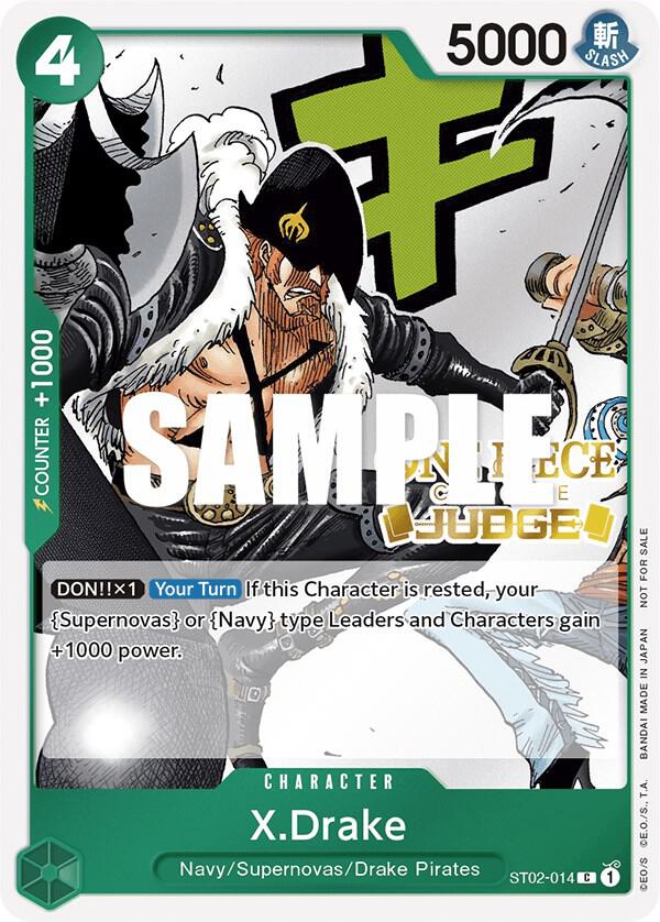 X.Drake (Judge Pack Vol. 2) - One Piece Card Game