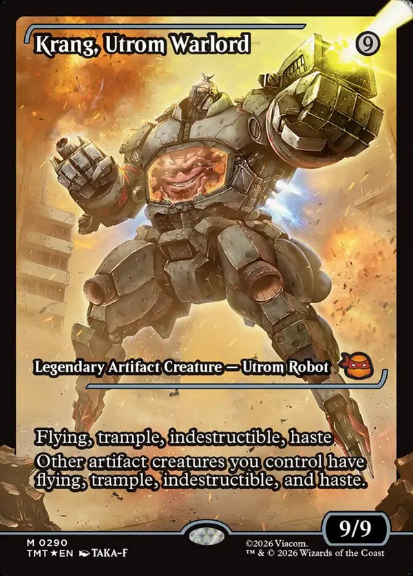Krang, Utrom Warlord (Showcase) - Magic: The Gathering