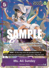 Ms. All Sunday (Alternate Art) - One Piece Card Game