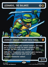 Leonardo, the Balance (0083) (Borderless) (Surge Foil) - Magic: The Gathering