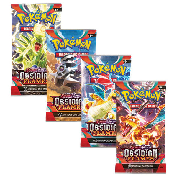Obsidian Flames Booster Pack Art Bundle [Set of 4] - Pokémon