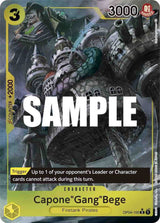 Capone"Gang"Bege (Alternate Art) - One Piece Card Game