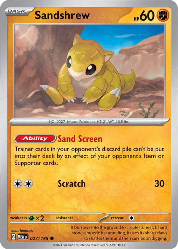 Sandshrew - Pokémon