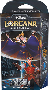Disney Lorcana: Rise of the Floodborn Starter Deck (Amber & Sapphire) - Disney Lorcana