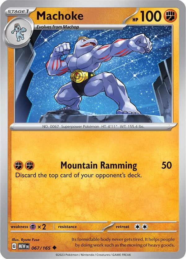 Machoke - 067/165 - Pokémon