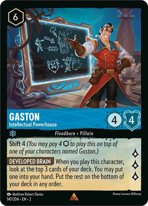Gaston - Intellectual Powerhouse - Disney Lorcana