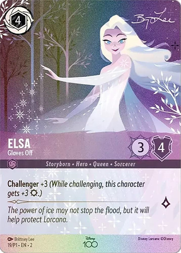 Elsa - Gloves Off (Alternate Art) - Disney Lorcana