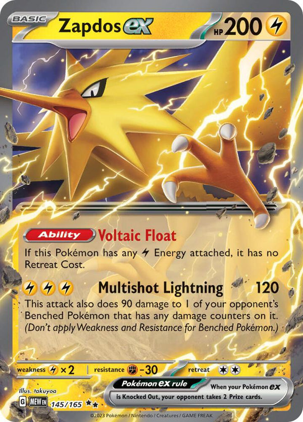 Zapdos ex - 145/165 - Pokémon
