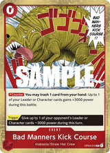 Bad Manners Kick Course - One Piece Card Game