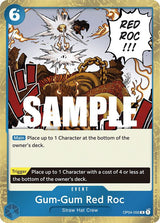Gum-Gum Red Roc - One Piece Card Game