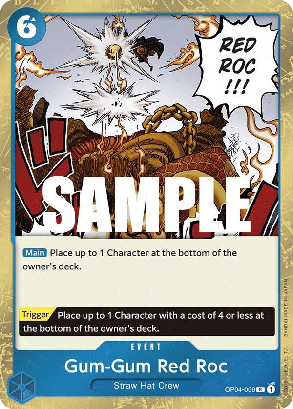Gum-Gum Red Roc - One Piece Card Game