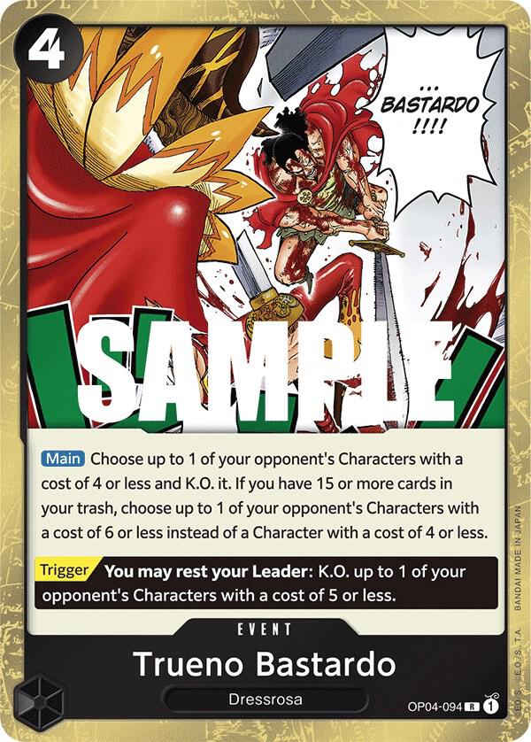 Trueno Bastardo - One Piece Card Game