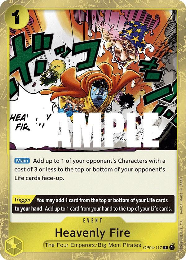 Heavenly Fire - One Piece Card Game