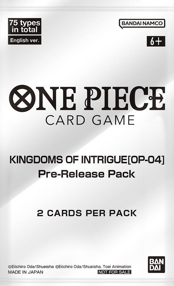 Kingdoms of Intrigue - Pre-Release Pack - One Piece Card Game
