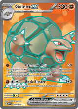 Golem ex - 189/165 - Pokémon