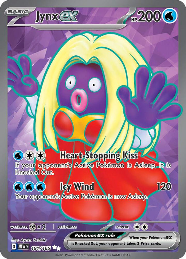 Jynx ex - 191/165 - Pokémon