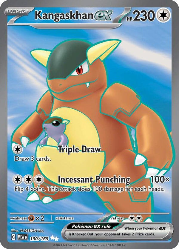 Kangaskhan ex - 190/165 - Pokémon
